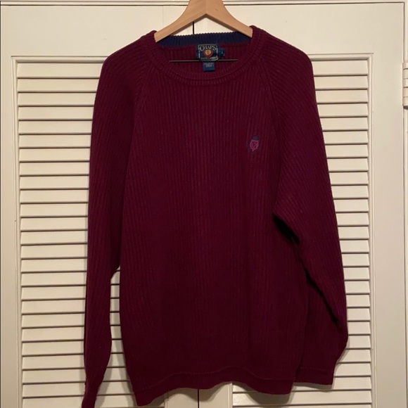 🔥VINTAGE🔥Chaps Ralph Lauren 100% Cotton Ribbed Sweater. - Picture 1 of 6